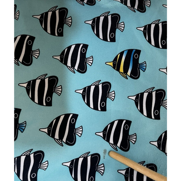 SAXX Betawave 2N1 DropTemp Cooling Liner Board Shorts Size 34 Blue Angel Fish - Picture 3 of 15